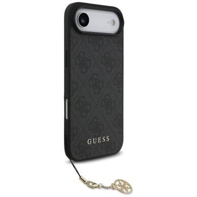 iPhone Air dėklas Guess 4G Charms Collection, MagSafe – juodas 2