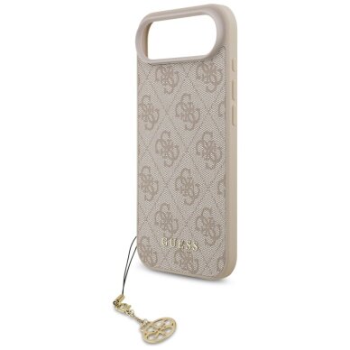 iPhone Air Guess 4G Charms Collection dėklas su MagSafe – rožinis 4