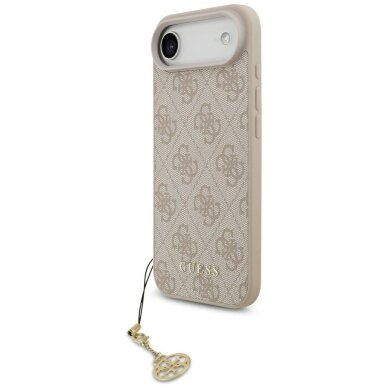 iPhone Air Guess 4G Charms Collection dėklas su MagSafe – rožinis