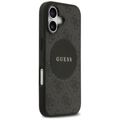 iPhone 17 Guess 4G Circle Classic Logo dėklas su MagSafe – juodas 3