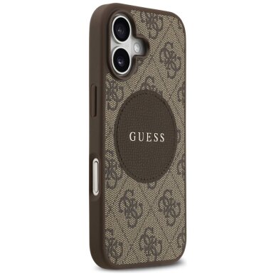iPhone 17 Guess 4G Circle Classic Logo MagSafe dėklas – rudas 3 iPhone 17 Guess 4G Circle Classic Logo MagSafe dėklas – rudas 3