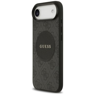 iPhone Air Guess 4G Circle Classic Logo dėklas su MagSafe – juodas 1