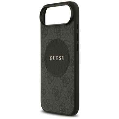 iPhone Air Guess 4G Circle Classic Logo dėklas su MagSafe – juodas 5