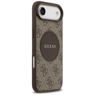 iPhone Air Guess 4G Circle Classic Logo MagSafe dėklas – rudas 3 iPhone Air Guess 4G Circle Classic Logo MagSafe dėklas – rudas 3