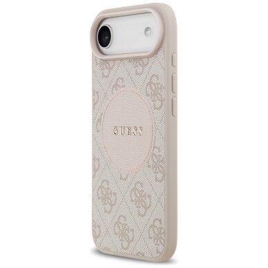 iPhone Air Guess 4G Circle Classic Logo dėklas su MagSafe – rožinis 1