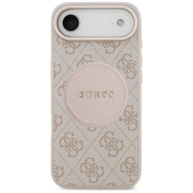 iPhone Air Guess 4G Circle Classic Logo dėklas su MagSafe – rožinis 2