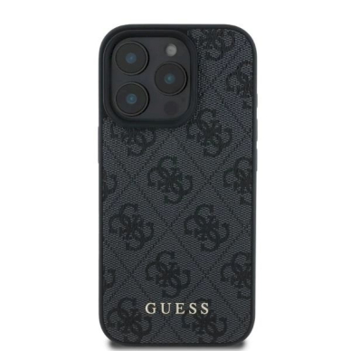 Guess 4G Classic Dėklas iPhone 16 Pro Max - juodas 2 Guess 4G Classic Dėklas iPhone 16 Pro Max - juodas 2
