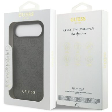 iPhone 17 Air Guess 4G Classic dėklas – juodas 7