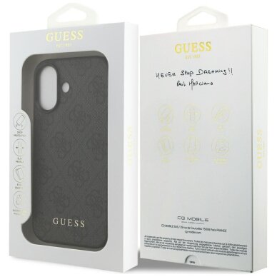 iPhone 17 Guess 4G Classic dėklas – juodas 7 iPhone 17 Guess 4G Classic dėklas – juodas 7