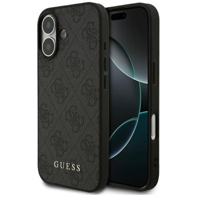 iPhone 17 Guess 4G Classic dėklas – juodas