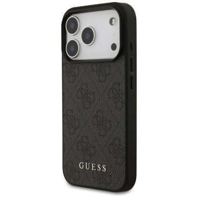iPhone 17 Pro Guess 4G Classic dėklas – juodas 1 iPhone 17 Pro Guess 4G Classic dėklas – juodas 1