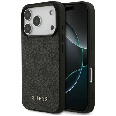 iPhone 17 Pro Guess 4G Classic dėklas – juodas