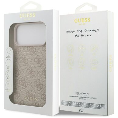 iPhone 17 Pro Max dėklas Guess 4G Classic – rožinis 7