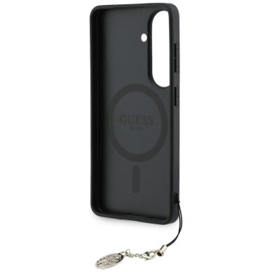 Samsung Galaxy S26 Guess 4G Classic Logo Charm MagSafe dėklas – rudas 5 Samsung Galaxy S26 Guess 4G Classic Logo Charm MagSafe dėklas – rudas 5