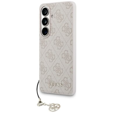 Samsung Galaxy S26 Guess 4G Classic Logo Charm MagSafe dėklas – rožinis 1 Samsung Galaxy S26 Guess 4G Classic Logo Charm MagSafe dėklas – rožinis 1