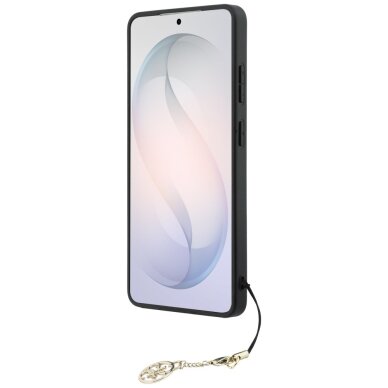 Samsung Galaxy S26 Ultra Guess 4G Classic Logo Charm MagSafe dėklas – rudas 3