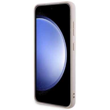 Guess 4G Collection Leather Metal Logo MagSafe Dėklas Samsung Galaxy S24 - rožinis 4 Guess 4G Collection Leather Metal Logo MagSafe Dėklas Samsung Galaxy S24 - rožinis 4