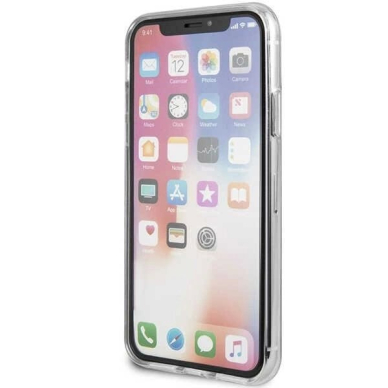 Guess 4G Glitter iPhone X/Xs Dėklas - Auksinis 6