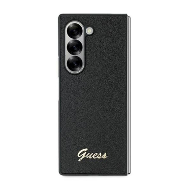Guess 4G Glitter Script Dėklas skirtas Samsung Galaxy Z Fold 6 - Juodas 1