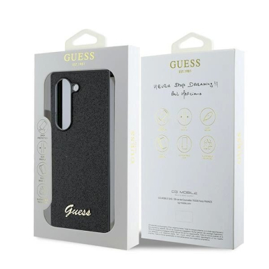 Guess 4G Glitter Script Dėklas skirtas Samsung Galaxy Z Fold 6 - Juodas 6 Guess 4G Glitter Script Dėklas skirtas Samsung Galaxy Z Fold 6 - Juodas 6