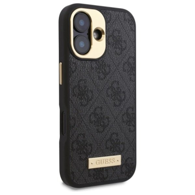 iPhone 16 Plus – Guess 4G Logo Plate MagSafe dėklas - Juodas 3 iPhone 16 Plus – Guess 4G Logo Plate MagSafe dėklas - Juodas 3