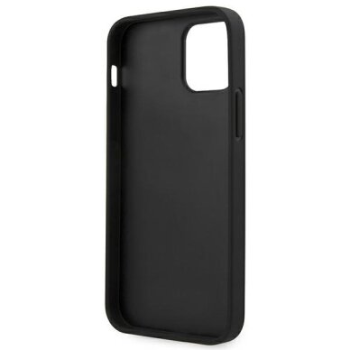 iPhone 12 / 12 Pro dėklas Guess 4G Metal Gold Logo – pilkas 6