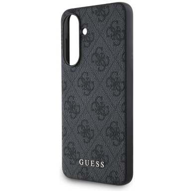 Guess 4G Metal GOLD LOGO Dėklas skirtas Samsung Galaxy A56 - Juodas 4