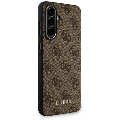 Guess 4G Metal GOLD LOGO Dėklas skirtas Samsung Galaxy A56 - Rudas 2