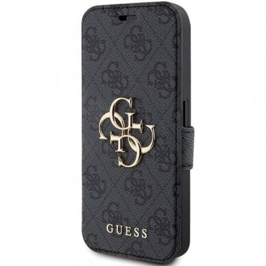 Originalus Guess dėklas 4G Metal LogoiPhone 15 Pro - Pilkas 1 Originalus Guess dėklas 4G Metal LogoiPhone 15 Pro - Pilkas 1