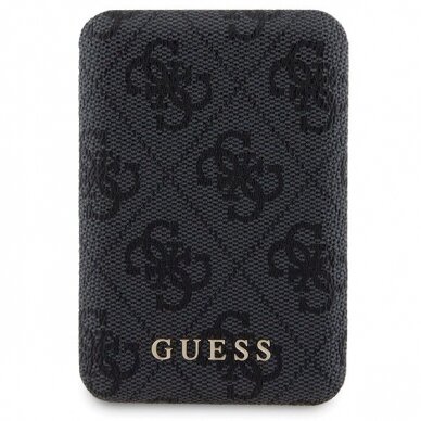 Guess 4G Metal Logo Dėklas set iPhone 13 Pro + 5000mAh MagSafe power bank - Juodas 7