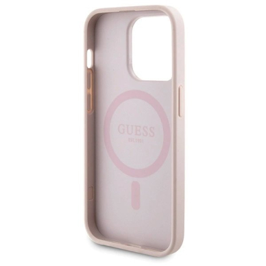 Guess 4G Metal Logo Dėklas set iPhone 14 Pro + 5000mAh MagSafe power bank - Rožinis 6 Guess 4G Metal Logo Dėklas set iPhone 14 Pro + 5000mAh MagSafe power bank - Rožinis 6