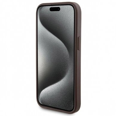 Guess 4G Metal Logo Dėklas set iPhone 15 + 5000mAh MagSafe power bank - Rudas 4 Guess 4G Metal Logo Dėklas set iPhone 15 + 5000mAh MagSafe power bank - Rudas 4