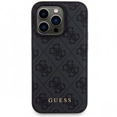 Guess 4G Metal Logo Dėklas set iPhone 15 Pro + 5000mAh MagSafe power bank - Juodas 2 Guess 4G Metal Logo Dėklas set iPhone 15 Pro + 5000mAh MagSafe power bank - Juodas 2
