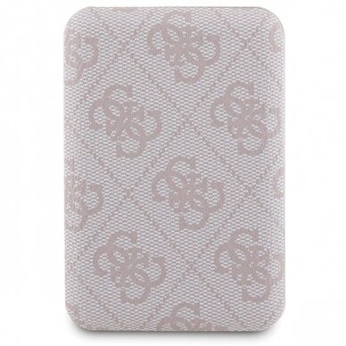 Guess 4G Metal Logo Dėklas set iPhone 15 Pro Max + 5000mAh MagSafe power bank - Rožinis 8 Guess 4G Metal Logo Dėklas set iPhone 15 Pro Max + 5000mAh MagSafe power bank - Rožinis 8