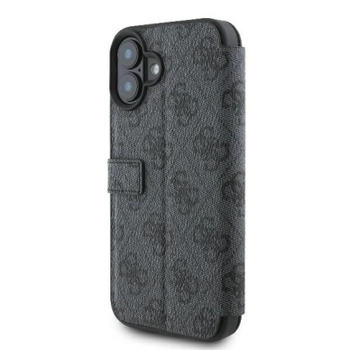 iPhone 16 Plus – Guess 4G Metal Logo dėklas - Juodas 4