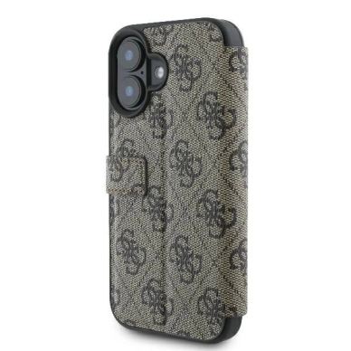 iPhone 16 Plus – Guess 4G Metal Logo dėklas - Rudas 4