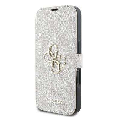 iPhone 16 Plus – Guess 4G Metal Logo dėklas - Rožinis 1