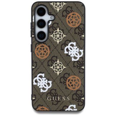 Guess 4G Printed Colored Peony Pattern MagSafe Dėklas Samsung Galaxy S25 Rudas 2 Guess 4G Printed Colored Peony Pattern MagSafe Dėklas Samsung Galaxy S25 Rudas 2