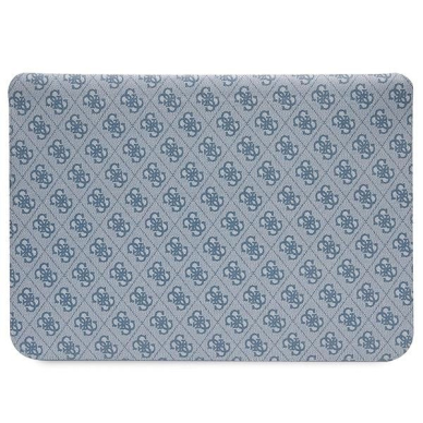 Originalus Guess dėklas 4G Printed Stripes cover for a 16 laptop - Mėlynas 2