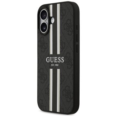 iPhone 17 Guess 4G Printed Stripes MagSafe dėklas – juodas 1 iPhone 17 Guess 4G Printed Stripes MagSafe dėklas – juodas 1