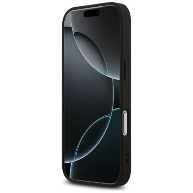 iPhone 17 Pro Guess 4G Printed Stripes MagSafe dėklas – juodas 4 iPhone 17 Pro Guess 4G Printed Stripes MagSafe dėklas – juodas 4