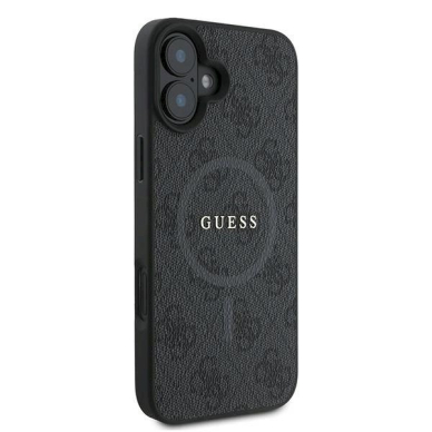 Guess 4G Ring Classic Logo MagSafe Dėklas iPhone 16 Plus - juodas 3