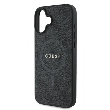 Guess 4G Ring Classic Logo MagSafe Dėklas iPhone 16 Plus - juodas 5