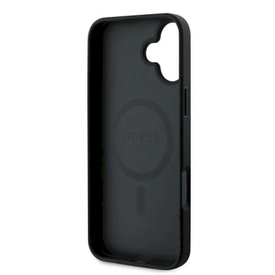 Guess 4G Ring Classic Logo MagSafe Dėklas iPhone 16 Plus - juodas 6
