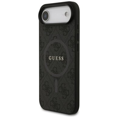 iPhone 17 Air Guess 4G Ring Classic Logo MagSafe dėklas – juodas 1 iPhone 17 Air Guess 4G Ring Classic Logo MagSafe dėklas – juodas 1