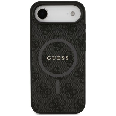 iPhone 17 Air Guess 4G Ring Classic Logo MagSafe dėklas – juodas 2 iPhone 17 Air Guess 4G Ring Classic Logo MagSafe dėklas – juodas 2