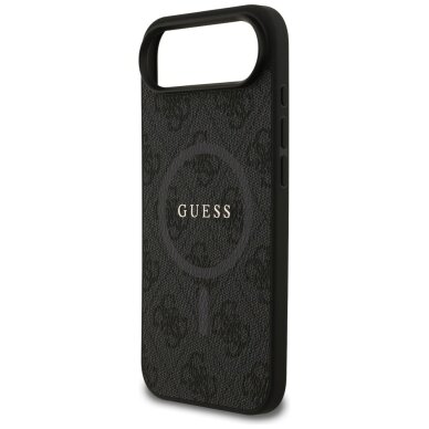 iPhone 17 Air Guess 4G Ring Classic Logo MagSafe dėklas – juodas 5