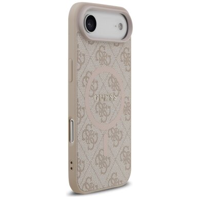 iPhone 17 Air Guess 4G Ring Classic Logo MagSafe dėklas – rožinis 3 iPhone 17 Air Guess 4G Ring Classic Logo MagSafe dėklas – rožinis 3