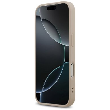 iPhone 17 Pro Guess 4G Ring Classic Logo MagSafe dėklas – rožinis 4 iPhone 17 Pro Guess 4G Ring Classic Logo MagSafe dėklas – rožinis 4