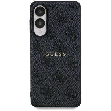 Samsung Galaxy S25 Edge dėklas Guess 4G Ring Classic Logo su MagSafe – juodas 2